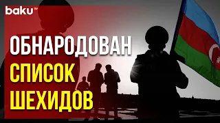 МО Азербайджана опубликовало список военнослужащих, погибших в антитеррористических мероприятиях