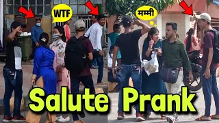 Salute Prank On Cute Girls 🤣 | Gone Wrong 😱 | Funny Pranks | Epic Reaction | Prank in Kolkata