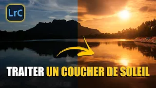 Comment traiter une photo de COUCHER de SOLEIL ☀️ avec LIGHTROOM !