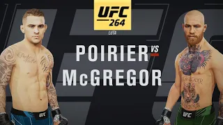 Poirier vs McGregor 3 - Full Fight 10/07/2021 - UFC 264: T-Mobile Arena | UFC 4 | PS5