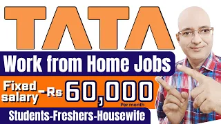 TATA-Best work from home-Fixed Salary | students | fresher | Sanjeev Kumar Jindal | Part time job |