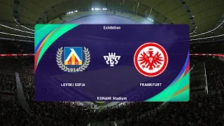 Levski Sofia vs Eintracht Frankfurt (24/08/2023) UEFA Europa Conference League PES 2021