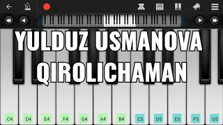 Yulduz  - Qirolichaman piano teach easy | Қироличаман пиано #shorts #teachpiano #coverpiano