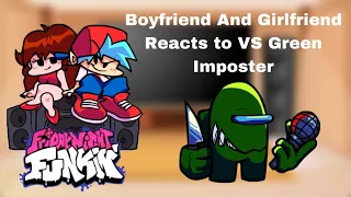 FNF Reacts to VS Green Imposter | Friday Night Funkin