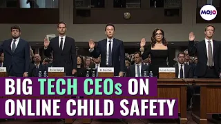 Tech CEOs Of Meta, Discord, X, Tik Tok Testify Before Congress On Online Child Safety