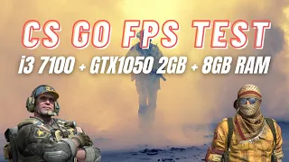 Intel i3-7100 + GTX1050 2GB + 8GB RAM - CS GO FPS Test