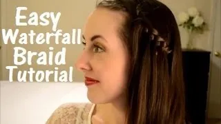 Easy Waterfall Braid Tutorial - Fall Hair Tutorial