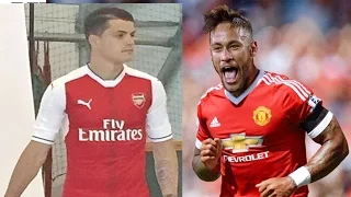 MAN UNITED BID FOR NEYMAR! XHAKA TO ARSENAL DONE! - BIGGEST TRANSFERS OF 2016