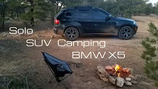 Living In An SUV CAMPER | BMW X5 Overland | My First Vlog