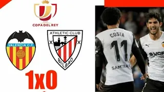 resumen match Valencia vs Athletic Bilbao 1-0