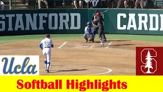 #12 UCLA vs #5 Stanford Softball Game 2 Highlights, April 20 2024