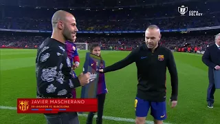 Javier Mascherano Emotional Farewell vs Espanyol (25/01/2018) #GraciesMasche