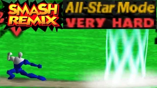 Smash Remix - All Star Mode Gameplay with Dragon King (VERY HARD)