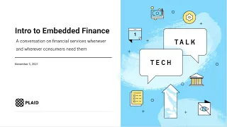 Intro to Embedded Finance