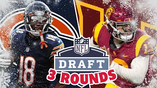 3 ROUND 2024 NFL MOCK DRAFT | NO TRADES!