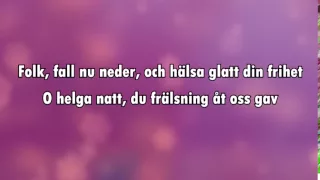 O Helga Natt (karaoke - lyrics)