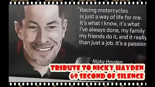 Tribute to Nicky Hayden With 69 Seconds of Silence