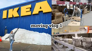 MOVING VLOG 1 | COME SHOPPING WITH ME AT IKEA FOR MY NEW APARTMENT!!