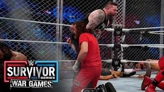 Zayn proves his loyalty with a low blow on Owens: Survivor Series: WarGames (WWE Network Exclusive)