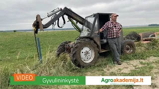 Ekologinio gyvulininkystės ūkio savininkas konstruoja traktorius ir savaeiges mašinas