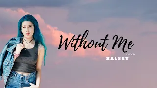 Halsey - Without Me (lyrics) Vertical video