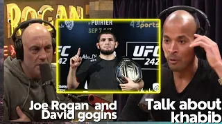 "Unleashing the Warrior Within: David Goggins and Joe Rogan Discuss the Khabib vs. Conor Brawl":)