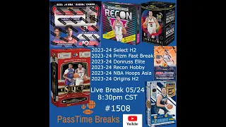 05/24 - 2023-24 SELECT H2 PRIZM RECON - 6 Box Hobby Mix #1508 LIVE BREAK