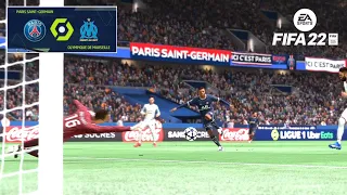 FIFA 22 PSG Vs Marseille LIGUE 1 Uber Eats Full Match (18/04/2022)