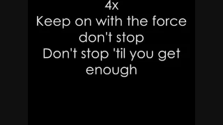 Michael Jackson - Don't Stop 'til You Get Enough (Lyrics)