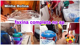 FAXINA COMPLETA NO APE | Sandra Regina