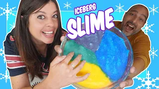 Hacemos el mejor SLIME ICEBERG!! Jordi y Bego Momentos Divertidos