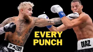 "Unbelievable 5th Round Knockdown! Jake Paul vs Nate Diaz