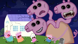 ZOMBIE APOCALYPSE, Scary Zombie Mommy Pig Visits Peppa Pig House | Peppa Pig Funny Animation