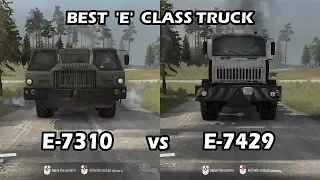 Spintires Mudrunner Clash of Titans E 7310 vs E 7429