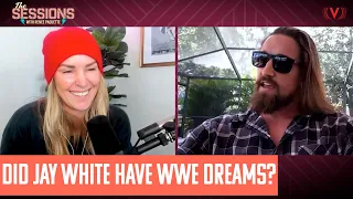 Jay White started his career at WrestleMania: The Sessions with Renee Paquette