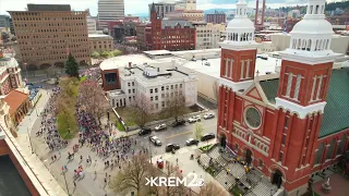 What Bloomsday 2022 looked like from the KREM 2 Drone