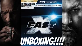 Fast X 4K Blu-ray Unboxing!!!!