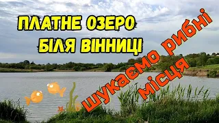 РОЗВІДКА ОЗЕРА БІЛЯ ВІННИЦІ В ЗАРВАНЦЯХ / РИБАЛКА НА ПУФ