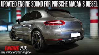 Porsche Macan S Diesel with an electronic exhaust system of variable performance #ENGINEVOX