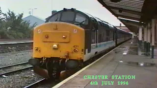 BR in the 1990s Chester Station on 4th July 1994