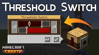 Minecraft Create Mod (1.20.1): How to Use the Threshold Switch. MASTER your stock levels!