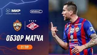 Highlights CSKA vs Spartak | RPL 2023/24