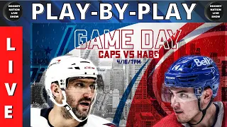 NHL GAME PLAY-BY-PLAY WASHINGTON CAPITALS VS MONTREAL CANADIENS