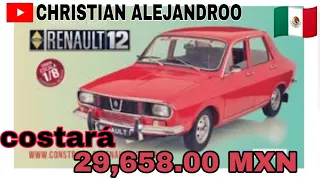 Construye el mitico RENAULT 12 Escala 1/8 rojo carrocería metálica, Editorial Planeta DeAGOSTONI