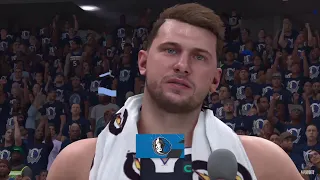 NBA 2K24: Minnesota Timberwolves vs. Dallas Mavericks, Game 3  of Western Conference Finals