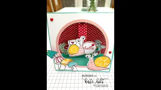 Swing Card I Snail Mail Suite I Stamp Around The Uk Video Hop Valentine