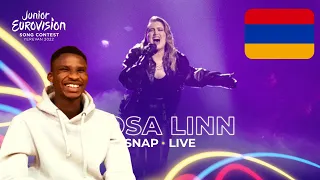 [JESC 2022] | REACTION TO Rosa Linn - Snap - LIVE - Junior Eurovision 2022 | SUCH A BEAUTIFUL SONG!