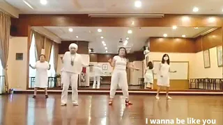 I Wanna Be Like You Line Dance, Choreo by Diba Munaf