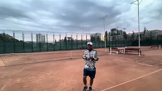 Спешка в теннисе. Основная общая тактическая схема