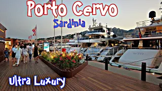 PORTO CERVO Sardinia - Ultra Luxury Resort - Evening Summer Walk